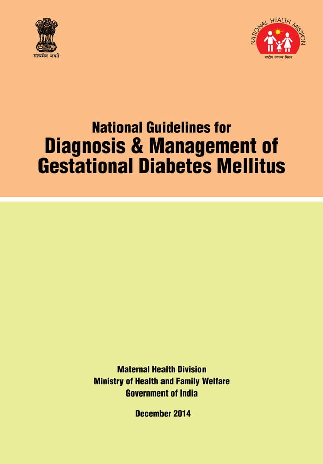 National Guidelines for Diagnosis & Management of Gestational Diabetes ...