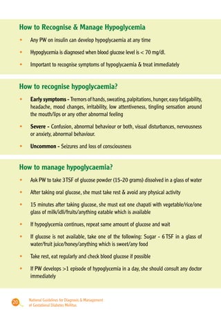 National Guidelines for Diagnosis & Management of Gestational Diabetes ...