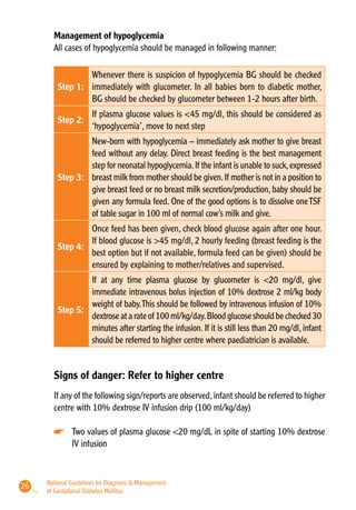 National Guidelines for Diagnosis & Management of Gestational Diabetes ...