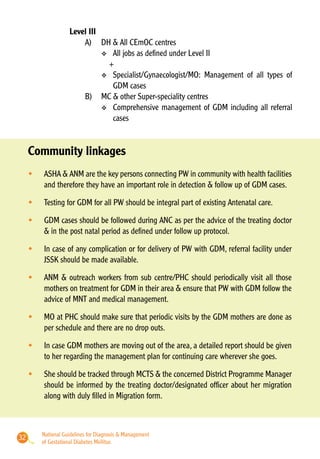 National Guidelines for Diagnosis & Management of Gestational Diabetes ...