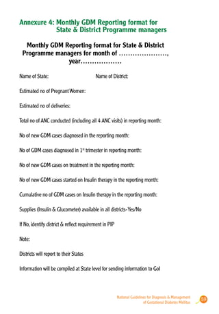 National Guidelines for Diagnosis & Management of Gestational Diabetes ...