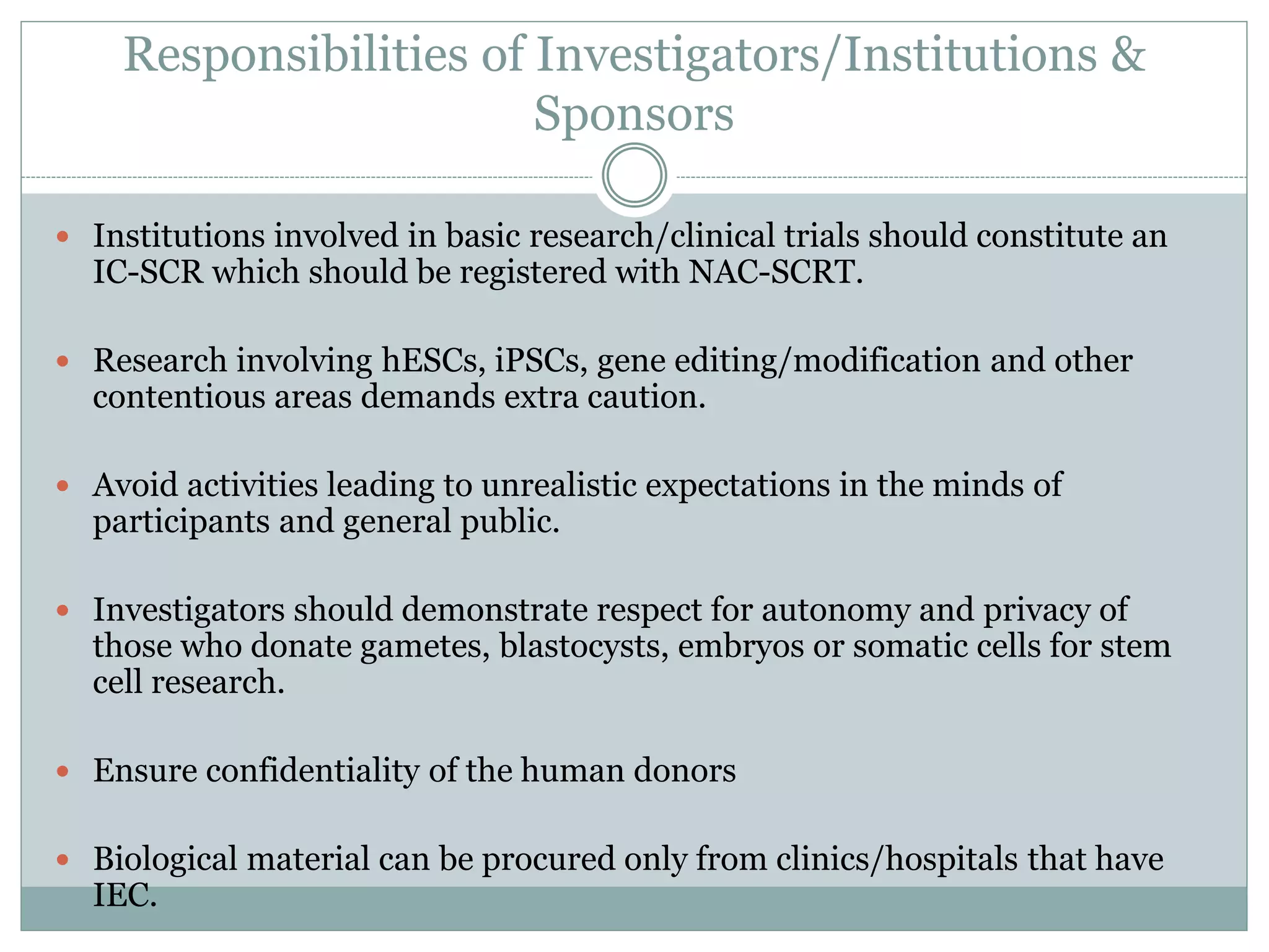NATIONAL GUIDELINES FOR STEM CELL RESEARCH 2017 visual data 4