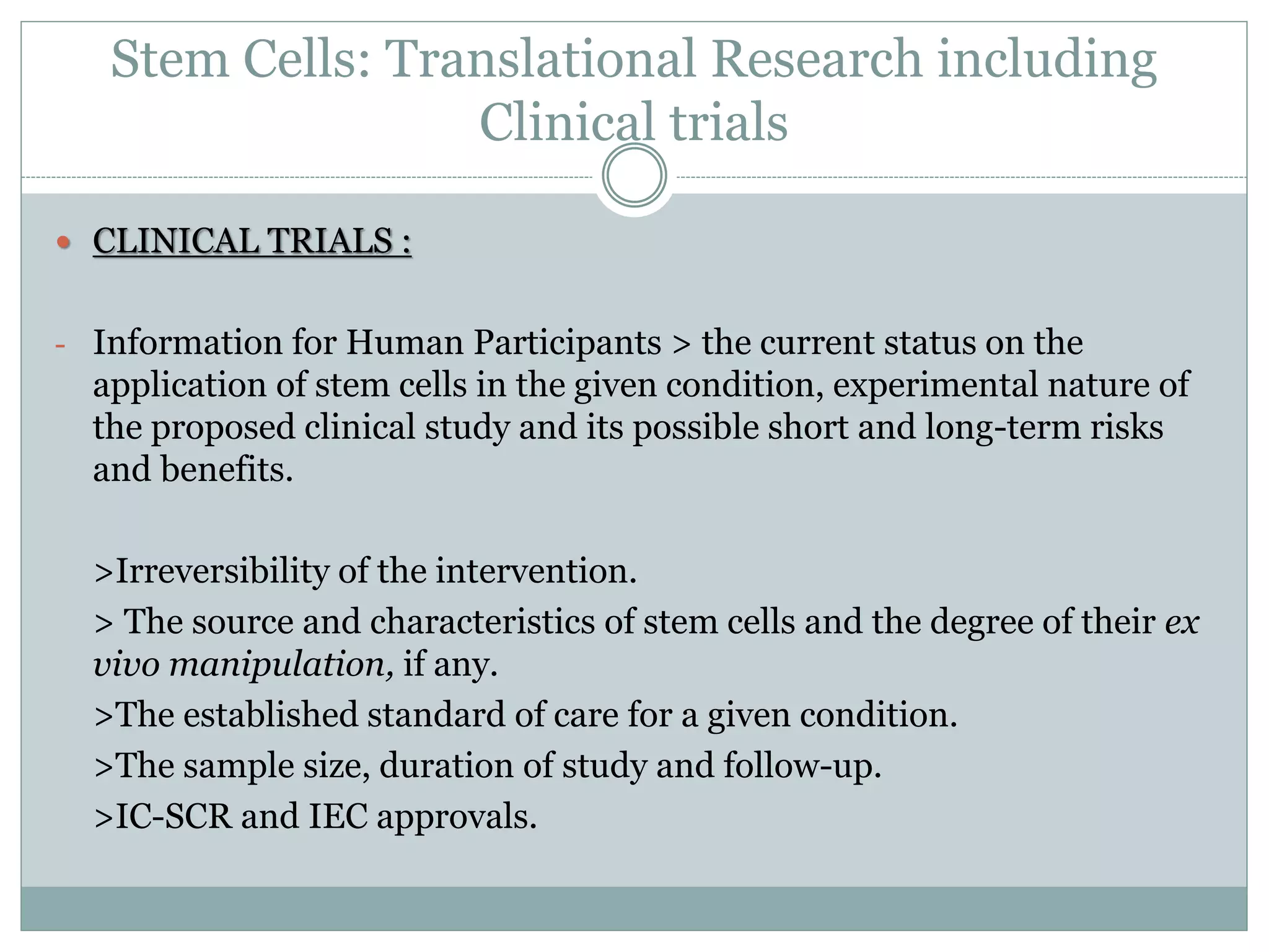 NATIONAL GUIDELINES FOR STEM CELL RESEARCH 2017 visual data 3