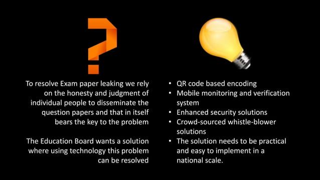National Hackathon - Problem Statements | PPTX