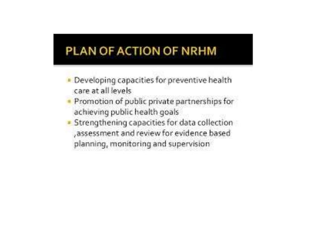 National health mission | PPTX