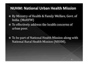 National health mission | PPTX