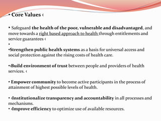 National health mission | PPTX