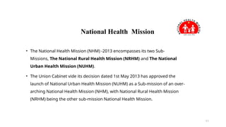 National Health Mission (NHM) | PPTX
