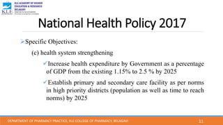 National health policy, MDGs, SDPs, and FIP Development Goals | PDF