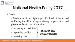 National health policy, MDGs, SDPs, and FIP Development Goals | PDF