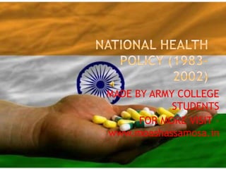 MADE BY ARMY COLLEGE
STUDENTS
FOR MORE VISIT –
www.moashassamosa.in
 