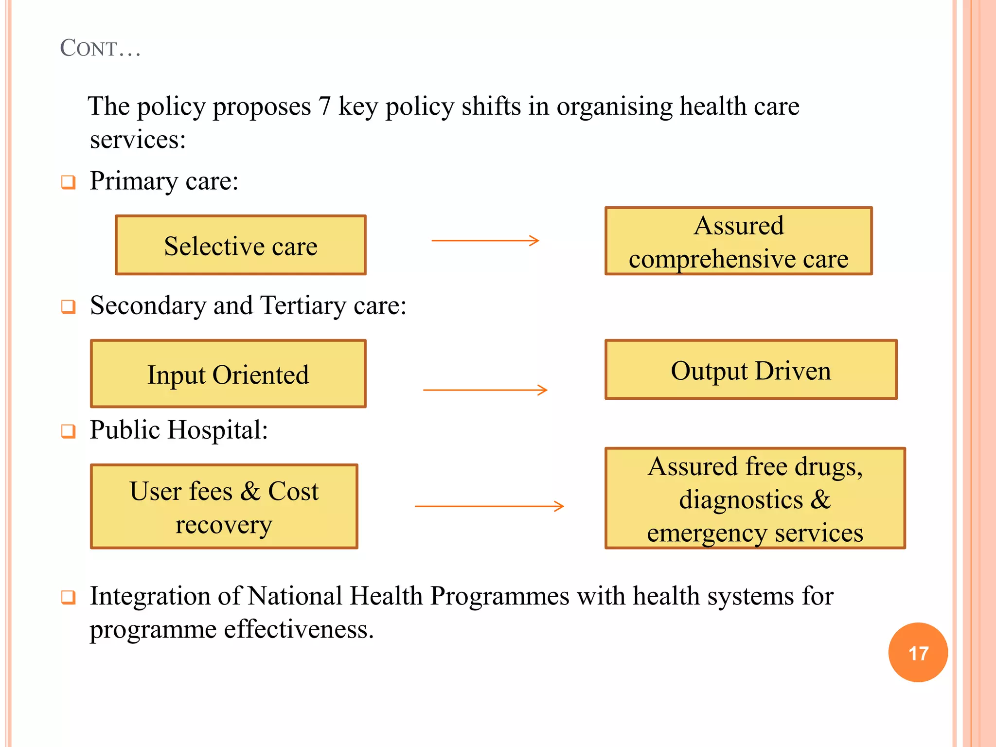 National health policy 2017 new | PPTX