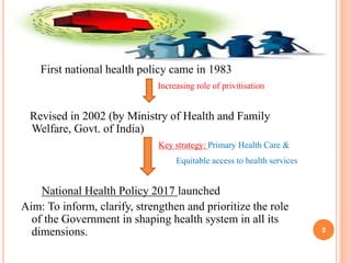 National health policy 2017 new | PPTX