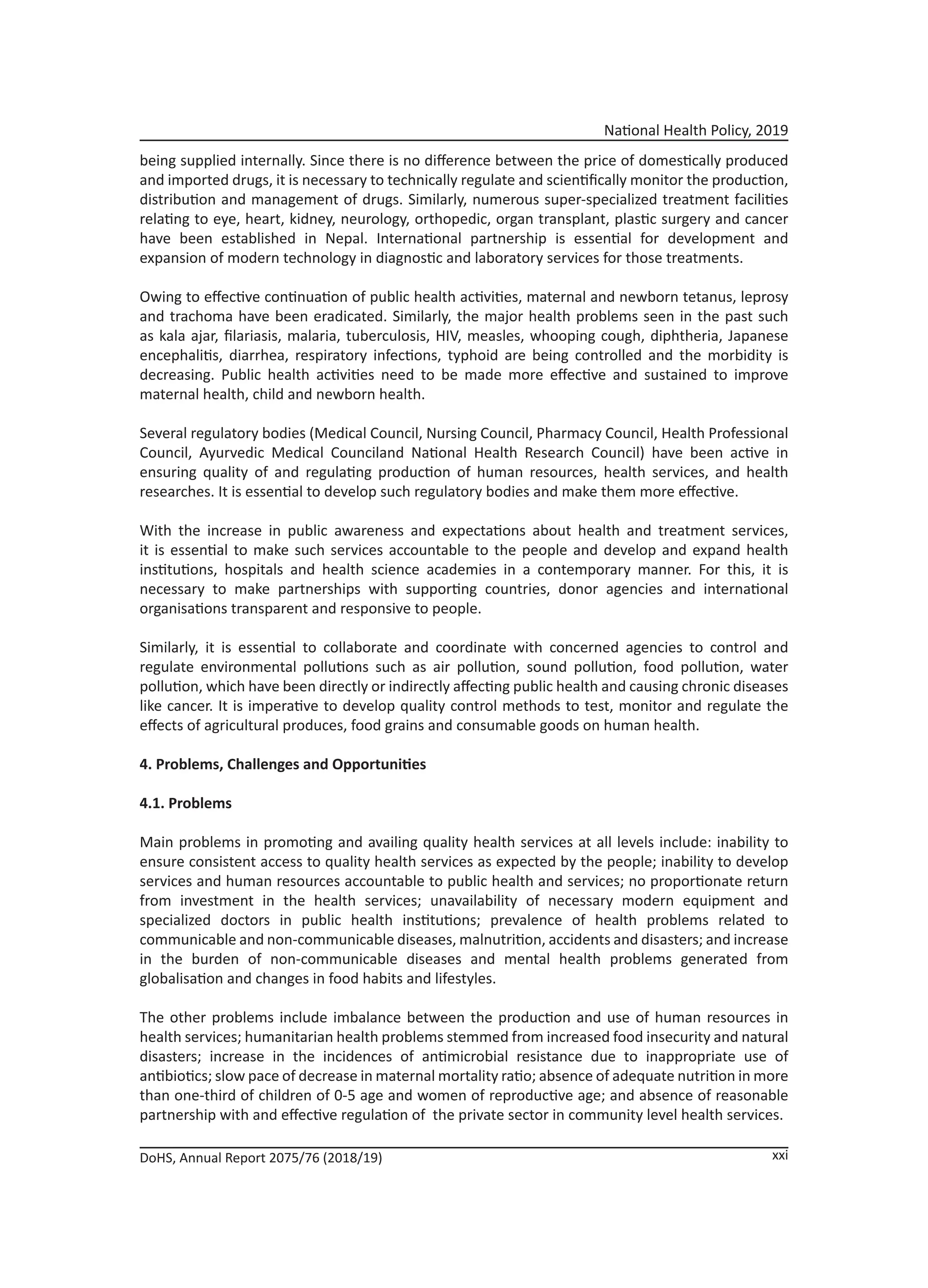 Health Report Pdf National Health Policy 2019_DoHS Annual Report_Public Health Update.pdf