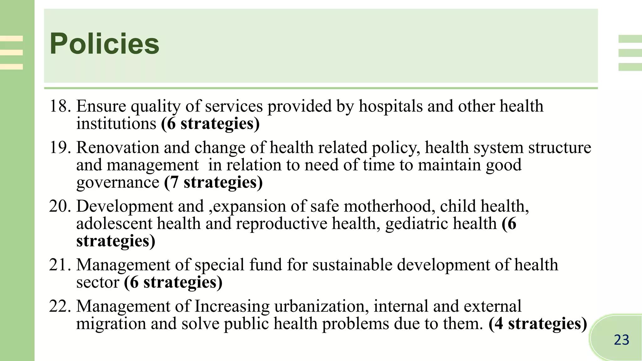 National Health Policy of Nepal 2076 (ENGLISH) | PPTX