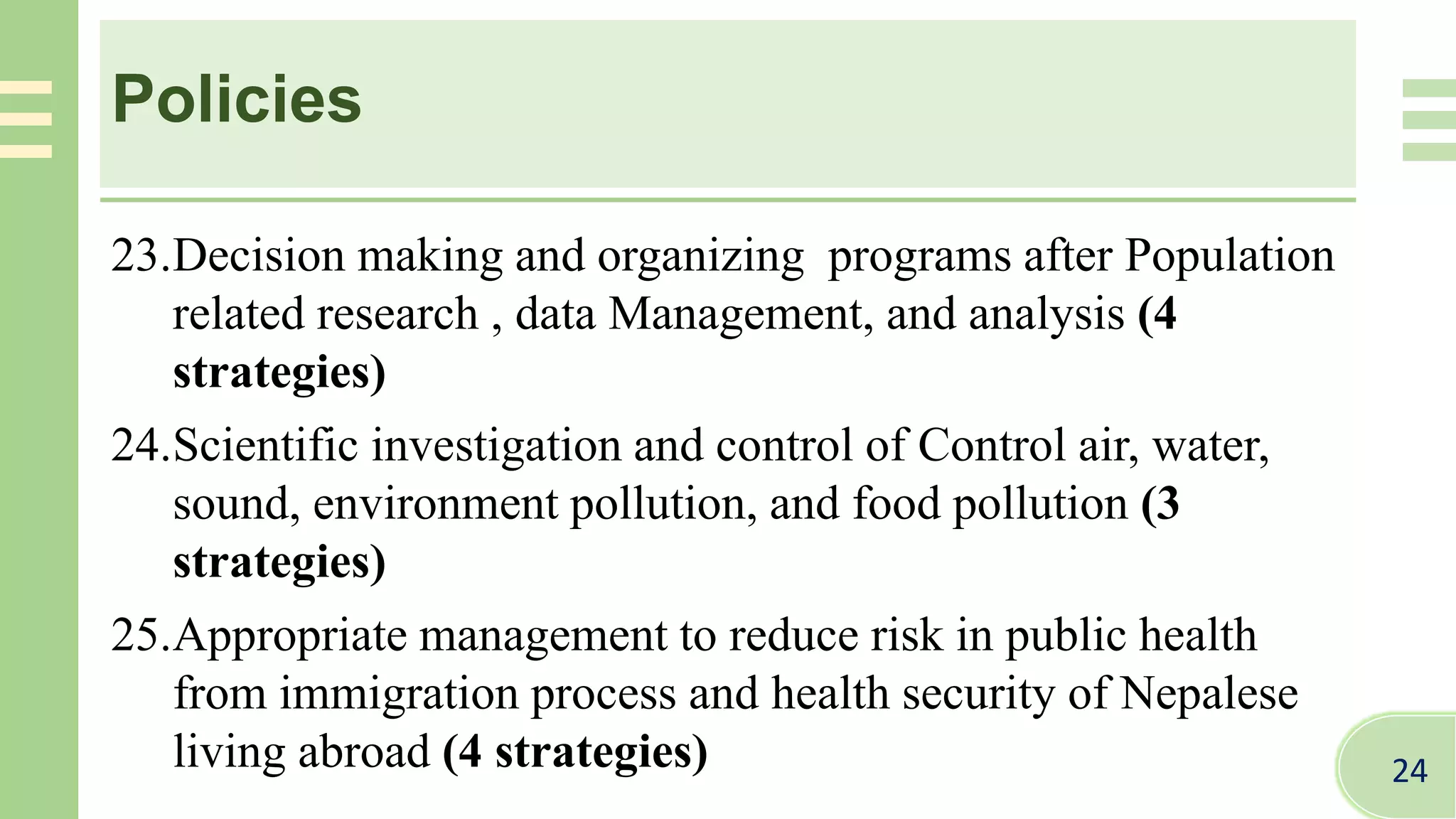 National Health Policy of Nepal 2076 (ENGLISH) | PPTX