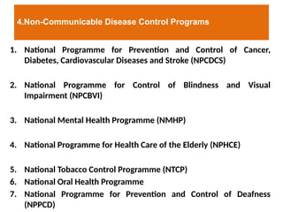 National Health policy & National Health Programs | PPTX