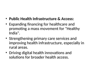 Health Promoting Infrastructure National health priorities 1..........ppt