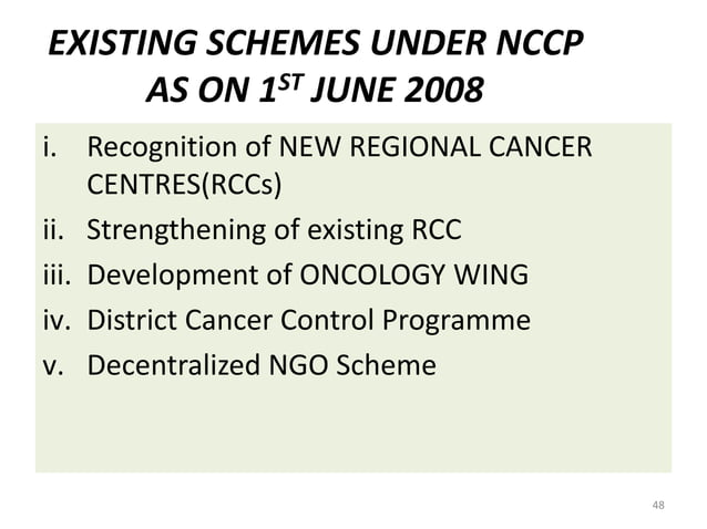 National health programes for non communicable disease | PPTX ...