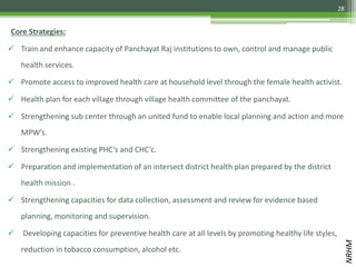 National health programs of India | PPTX