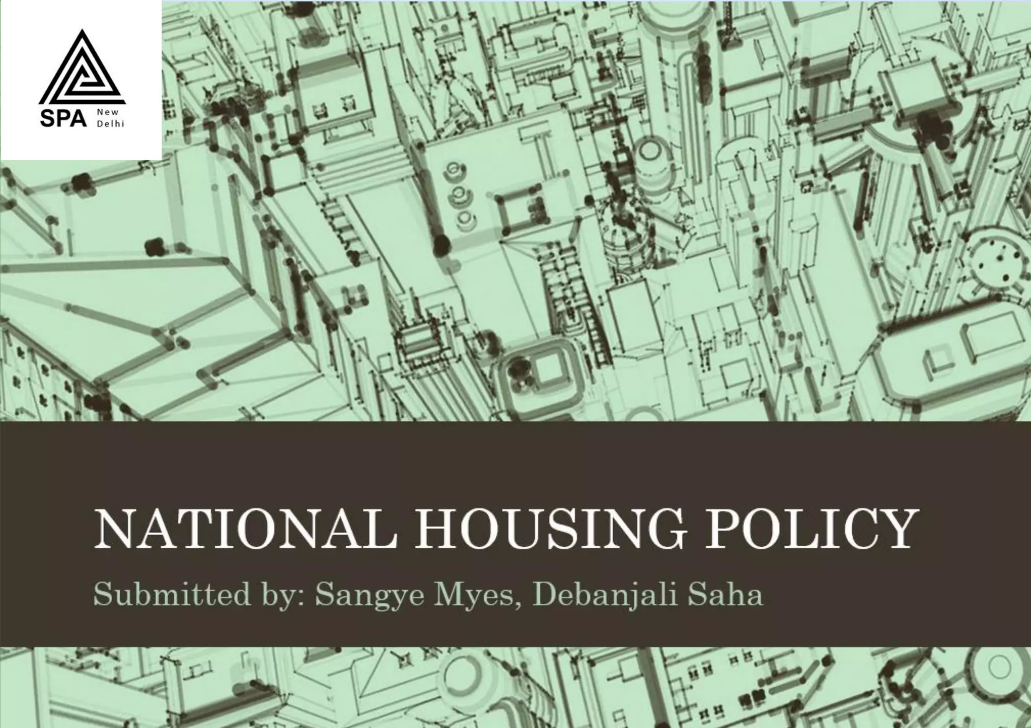 DEBANJALI SAHA- National Housing Policy 1992 | PDF