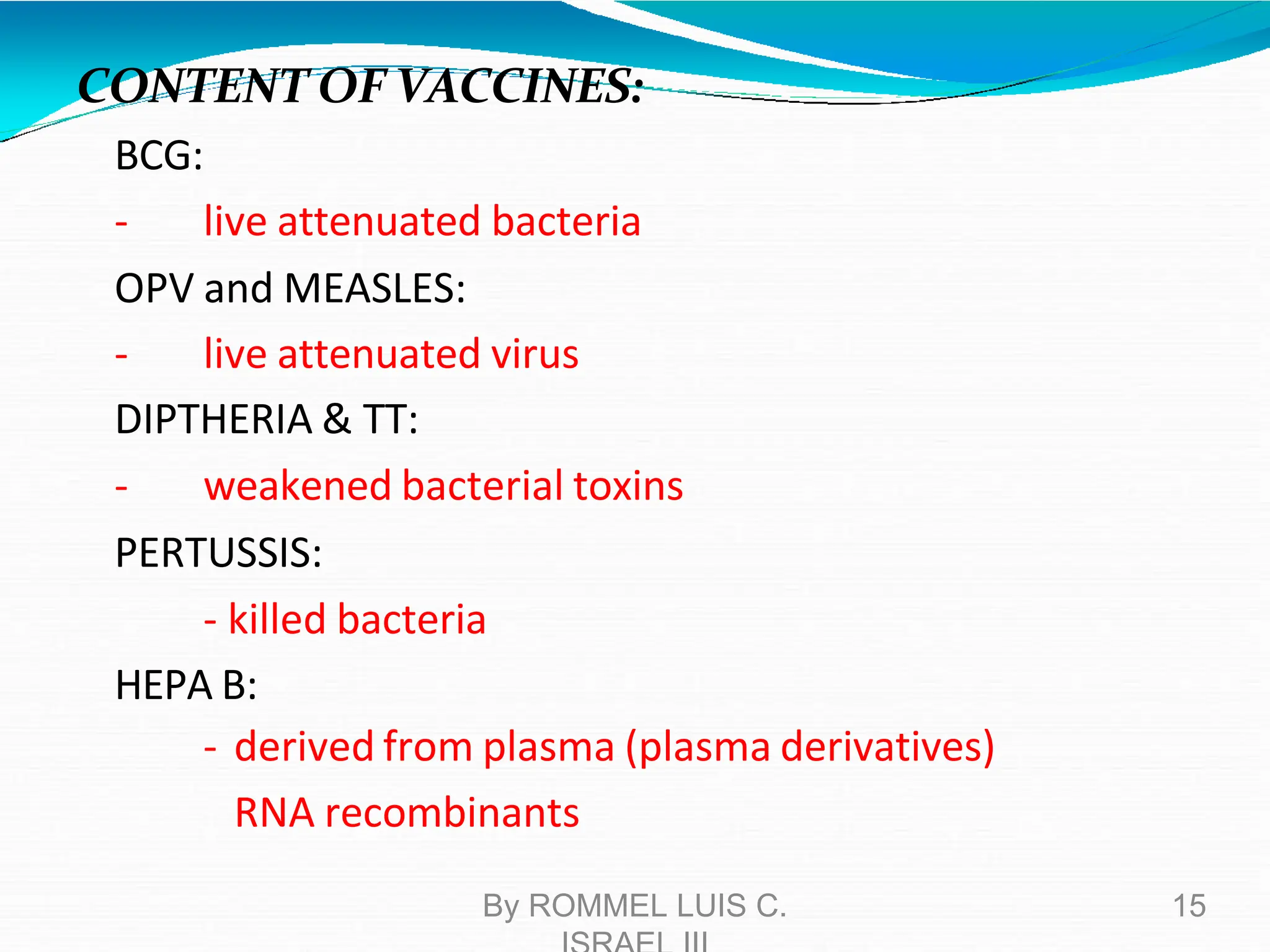 NATIONAL IMMUNIZATION PROGRAM Formerly EPI PPTX National immunization program formerly epi pptx