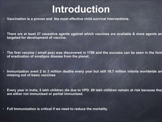 Evolution of Immunization Programme in India with recent update | PPTX