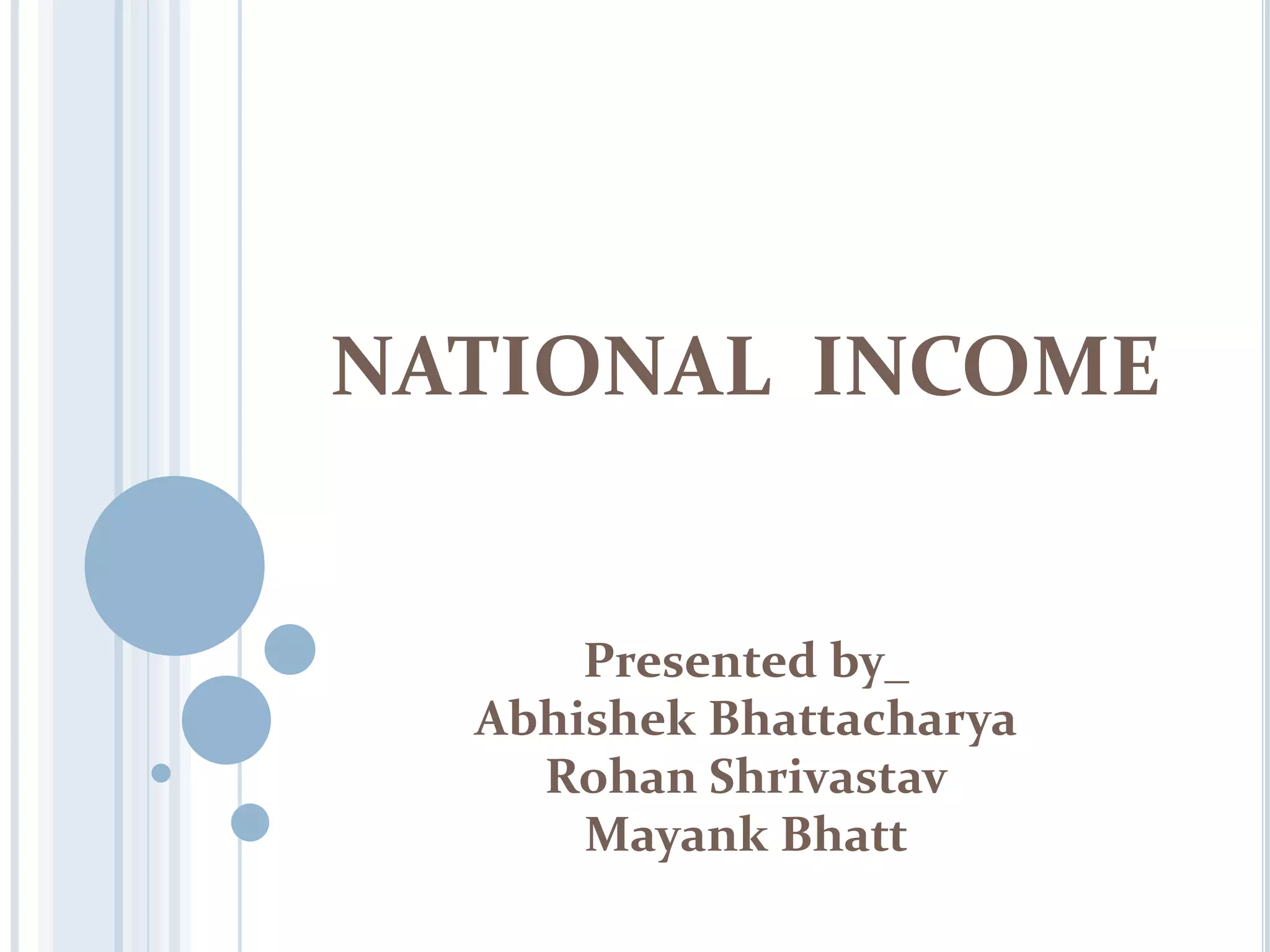 National income | PPT
