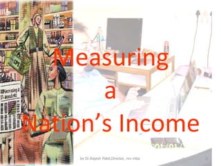 Measuring  a  Nation’s Income 10/10/11   07:22 AM by Dr.Rajesh Patel,Director, nrv mba  