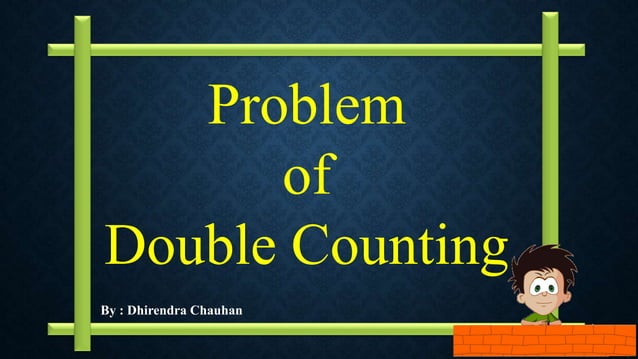 problem of double counting in national income