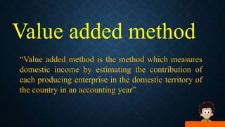 National income value added method | PPT