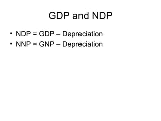 National income 1 0709 | PPT | Business Accounting & Finance | Business