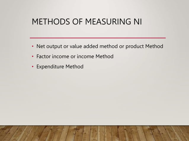 Net Income Measure National Income and its Measurement.ppt