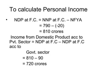National income measurement | PPT