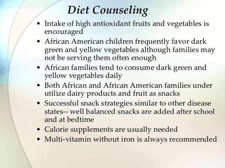 nutrition counselling presentation