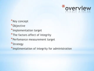 National integrity | PPTX