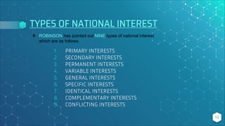 Main Interest nationalinterest- a state or country -- | PDF