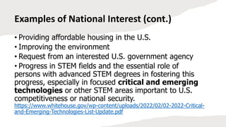 Unlocking the Secrets to National Interest Waiver Green Cards! | PPTX