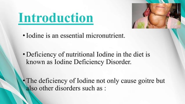 National iodine deficiency disorder control program | PPTX | Thyroid ...