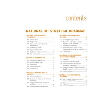 Malaysia National IoT Strategic Roadmap | PDF