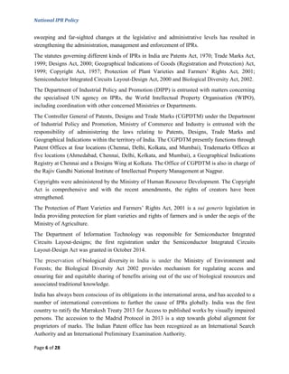 National IPR Policy India | PDF