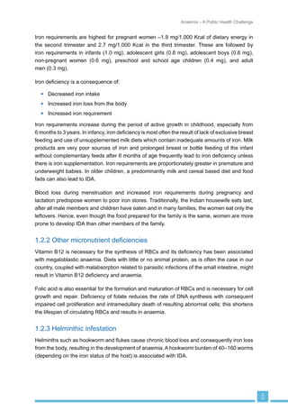 .H 3URJUDPPHV DQG 6FKHPHV RI 2WKHU 0LQLVWULHV 
 1DWLRQDO ,URQ ,QLWLDWLYH 
 $SSURDFK ± :KDW :RXOG ,W 7DNH WR )LJKW ,URQ 'H¿FLHQF DQG ,'$ 0RUH
Effectively? 
 :KDW $UH 'LHW 'LYHUVL¿FDWLRQ )RRG )RUWL¿FDWLRQ DQG 6XSSOHPHQWDWLRQ 
 0LQLVWU RI +HDOWK DQG )DPLO :HOIDUH¶V 5HYLVHG 6WUDWHJ 
 6XSSOHPHQWDWLRQ WKURXJK WKH /LIH FOH 
 6XSSOHPHQWDWLRQ IRU KLOGUHQ ± PRQWKV 
 6XSSOHPHQWDWLRQ IRU KLOGUHQ   PRQWKV RQZDUG 