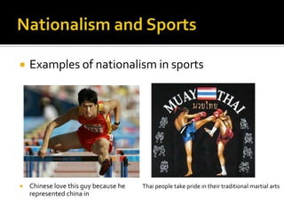 Nationalism and ArchitectureThese are some examples of nationalism in various countries