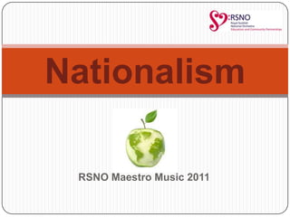 RSNO Maestro Music 2011 Nationalism  