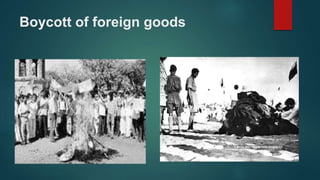 Boycott of foreign goods
 