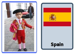 Nationalities and flags flashcards