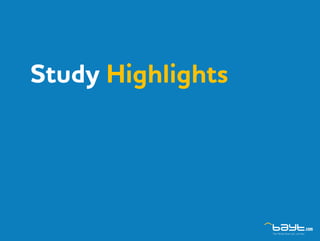 Study Highlights
 