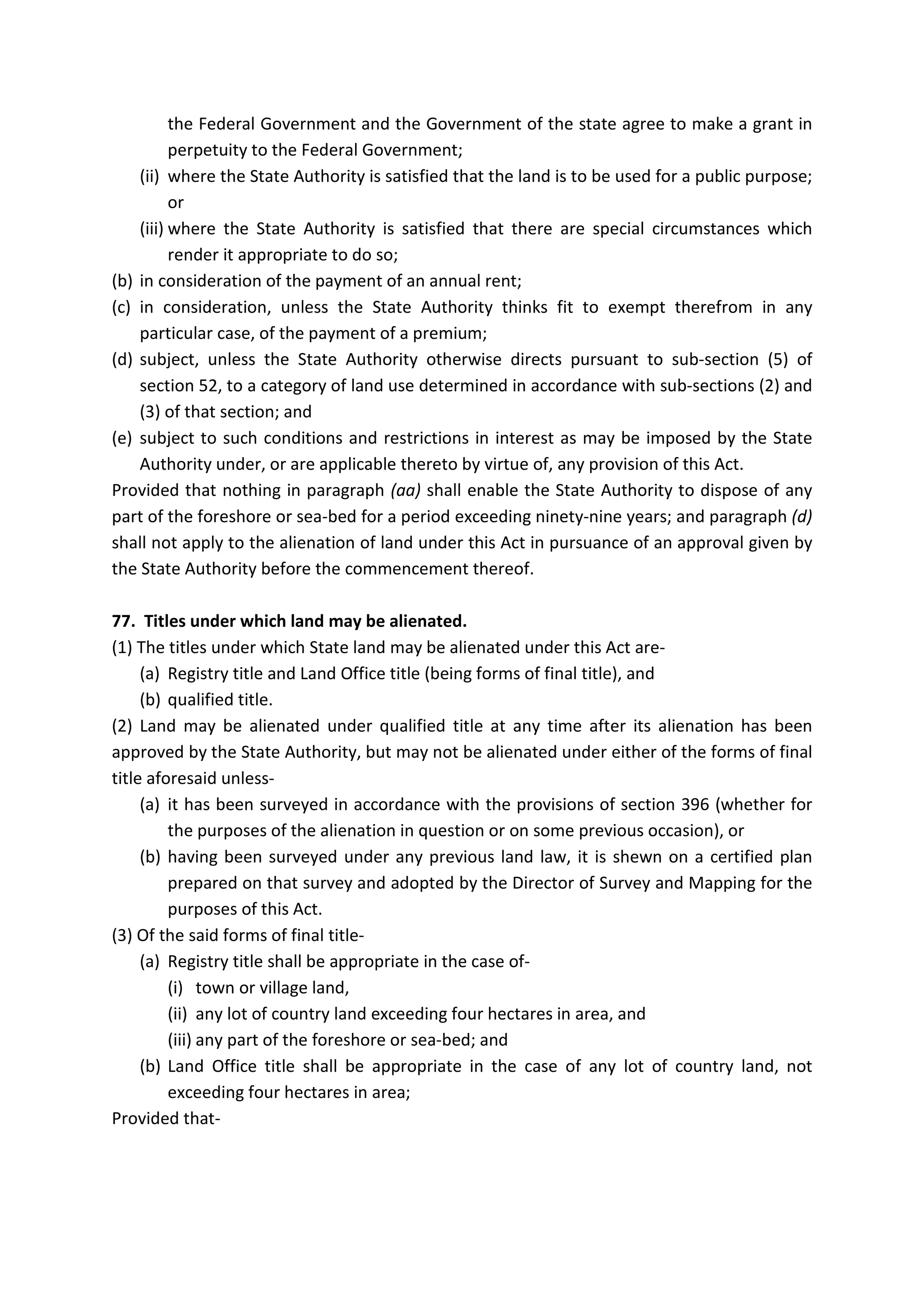 LEASE UNDER NATIONAL LAND CODE 1965 visual data 4