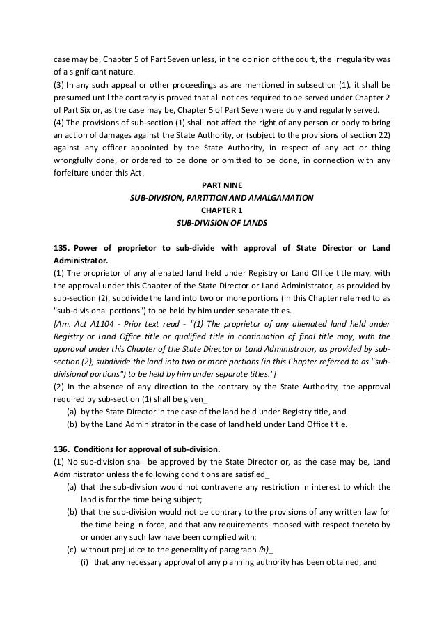 National Land Code 1965