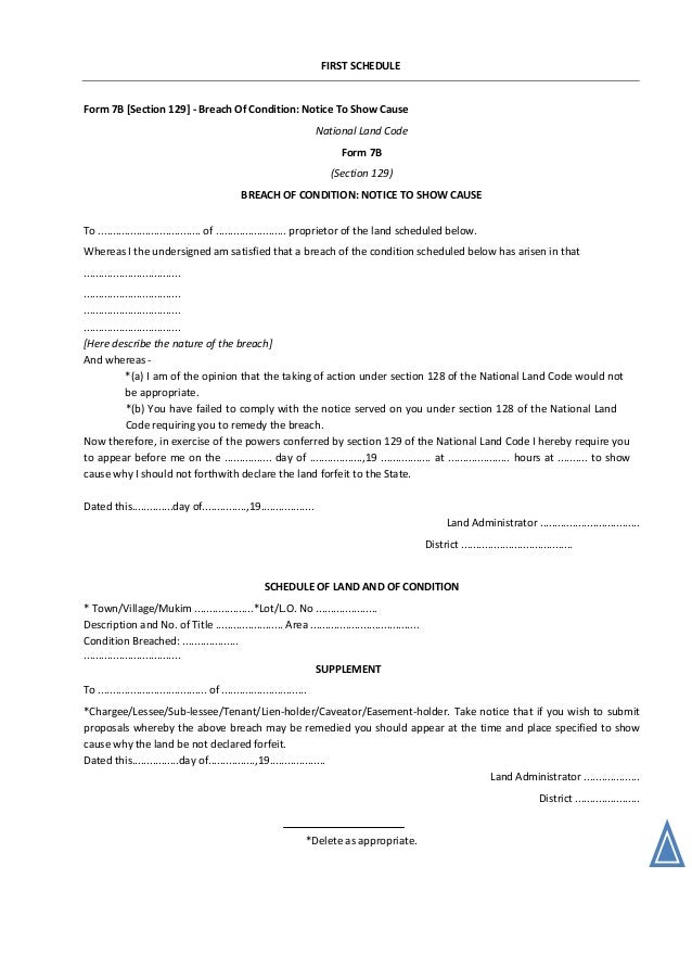 National Land Code 1965